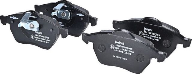 Тормозные колодки Delphi (Low-Metallic). Артикул LP1600