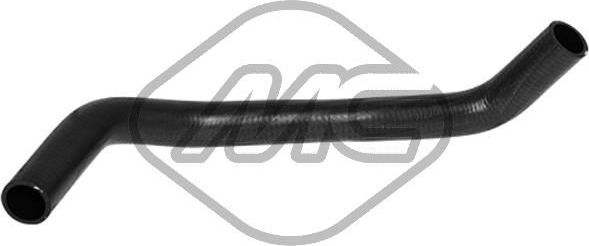 Патрубок радиатора (системы охлаждения) Metalcaucho. Артикул 99079