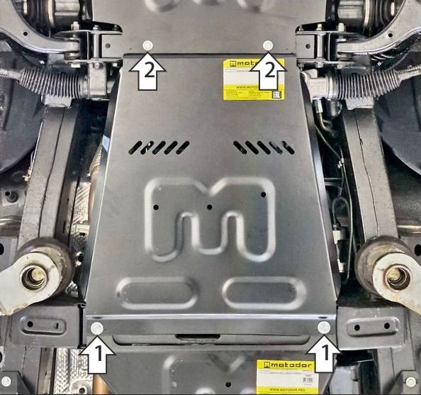 Защита Мотодор для КПП KGM Rexton 2023-2026. Артикул 72806