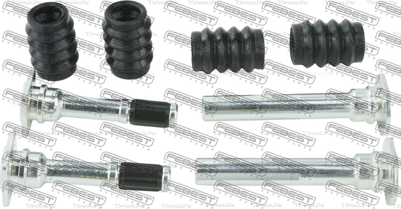 Направляющая тормозного суппорта Febest передний для Dodge Caravan IV 2002-2007. Артикул 0274-P12F-KIT