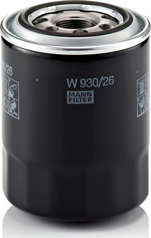 Масляный фильтр Mann-Filter для Kia Bongo IV 2003-2026. Артикул W 930/26
