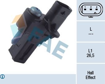 Датчик положения распредвала FAE. Артикул 79287