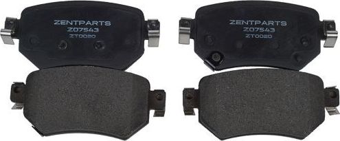 Тормозные колодки Zentparts. Артикул Z07543