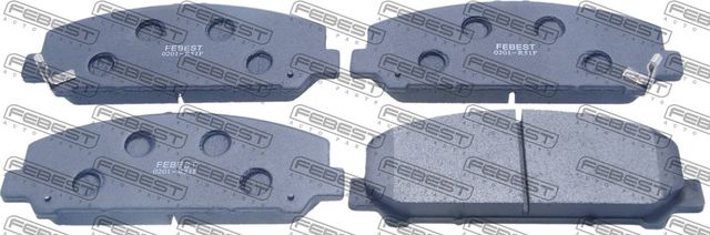 Тормозные колодки Febest. Артикул 0201-R51F