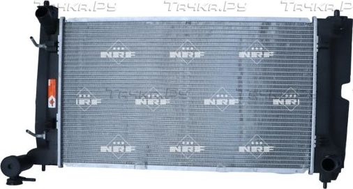 Радиатор охлаждения двигателя NRF EASY FIT для Toyota Corolla E120, E130 2002-2008. Артикул 53396