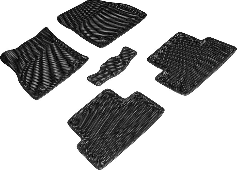 Коврики Seintex 3D EVA Соты для салона Chevrolet Cruze I 2009-2015 ЧЕРНЫЕ. Артикул 95257