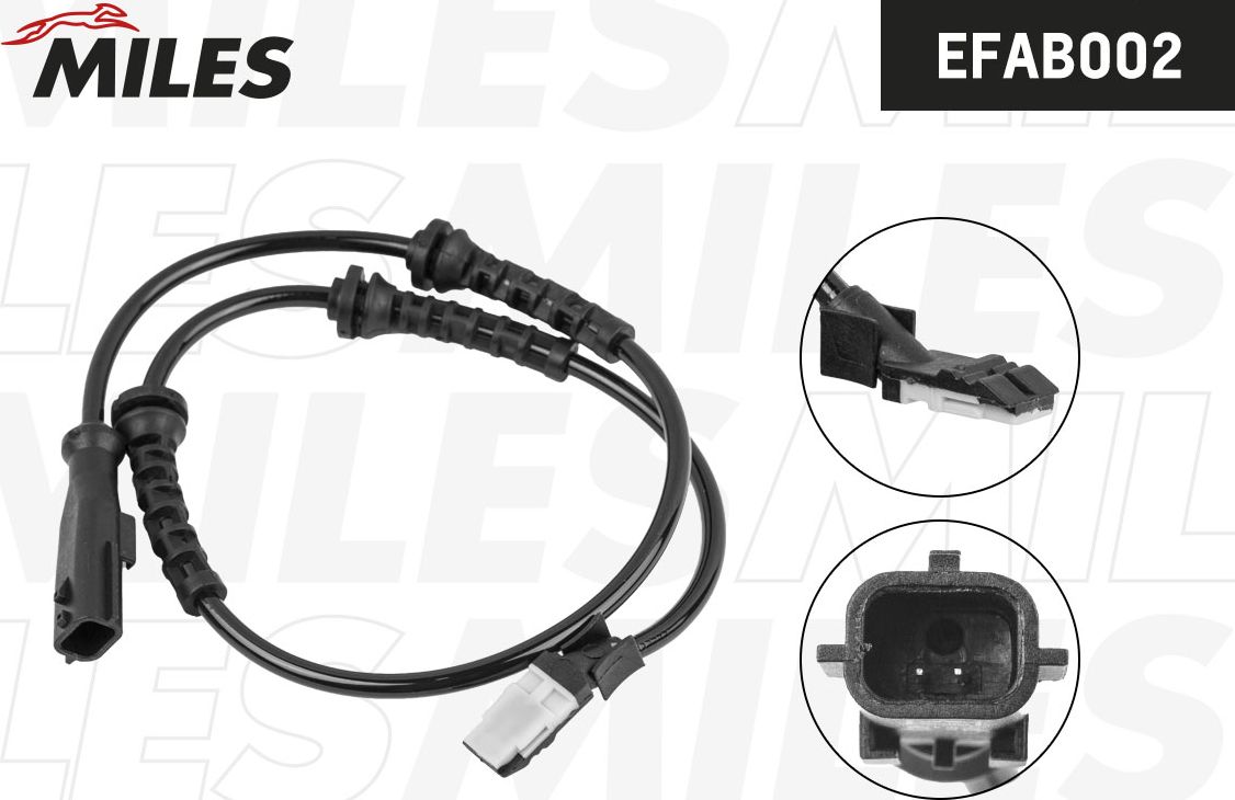 Датчик ABS RENAULT LOGAN 04-/SANDERO пер. EFAB002 (Miles). Артикул EFAB002