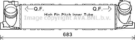 Интеркулер AVA. Артикул BW4467