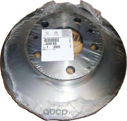 Тормозной диск PSA передний для Peugeot Boxer II (244) 2001-2006. Артикул 4249K3