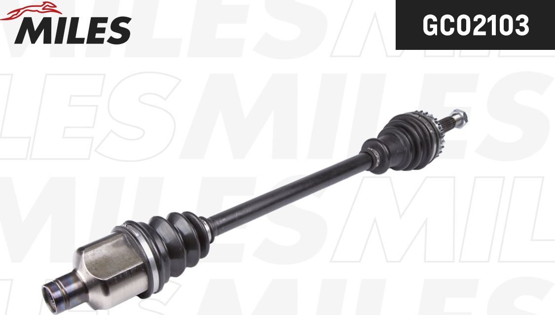 Полуось (привод в сборе, приводной вал) Miles. Артикул GC02103