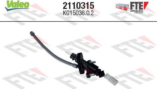 Цилиндр сцепления главный FTE. Артикул 2110315