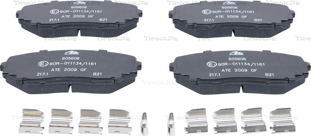 Тормозные колодки ATE передние для Mazda CX-7 I 2006-2013. Артикул 13.0460-5606.2