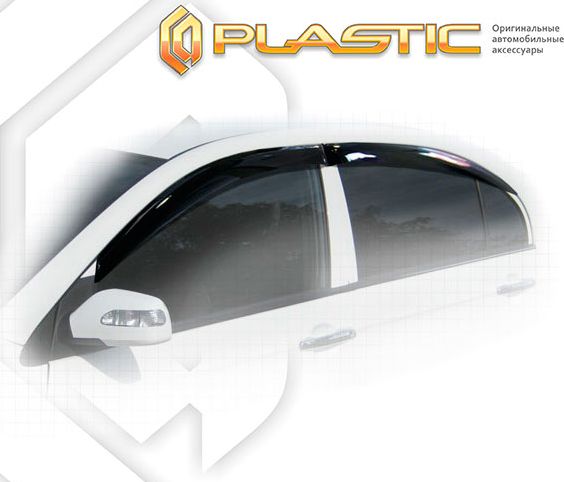 Дефлекторы СА Пластик для окон (Classic полупрозрачный) Lifan Solano 2014-2016. Артикул 2010030310435