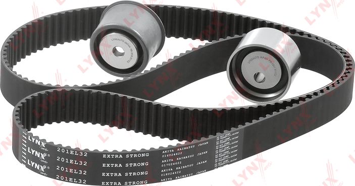 Ремень ГРМ с роликами (комплект) LYNXauto. Артикул PK-1365