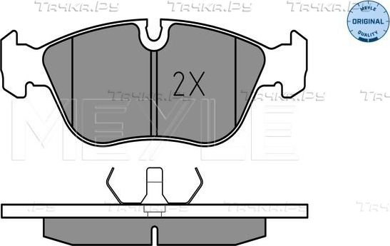 Тормозные колодки Meyle Original передние для Volvo XC70 I 1997-2002. Артикул 025 212 7319