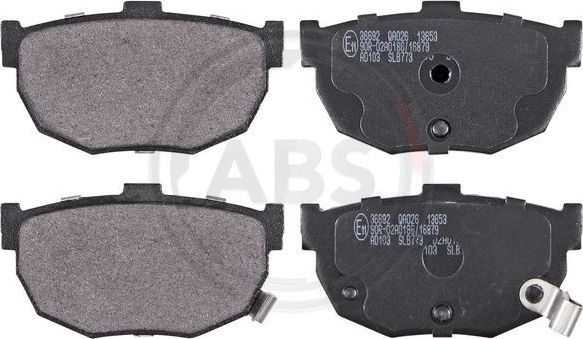 Тормозные колодки ABS. Артикул 36692