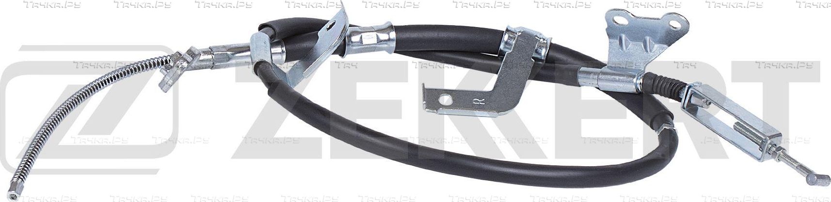 Трос ручника (тросик ручного тормоза) Zekkert. Артикул BZ-1118