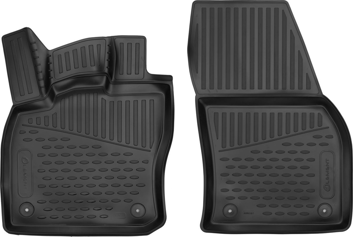 Коврики Element 3D для салона Volkswagen Caddy 2021-2026. Артикул ELEMENT3DAN0187210k.F