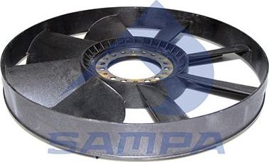 Вентилятор радиатора двигателя Sampa для MAN SL II 2005-2006. Артикул 021.354