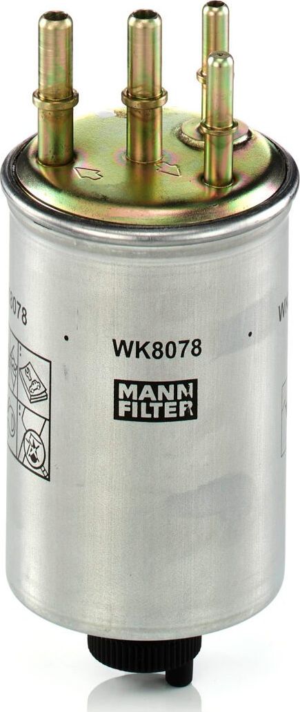 Топливный фильтр Mann-Filter. Артикул WK 8078