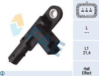 Датчик положения распредвала FAE для Citroen DS5 2013-2015. Артикул 79443