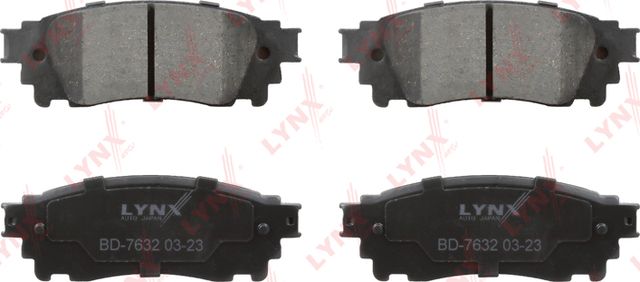 Тормозные колодки LYNXauto задние для Lexus NX I 2014-2026. Артикул BD-7632