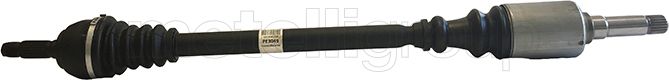 Полуось (привод в сборе, приводной вал) Metelli. Артикул 17-0015