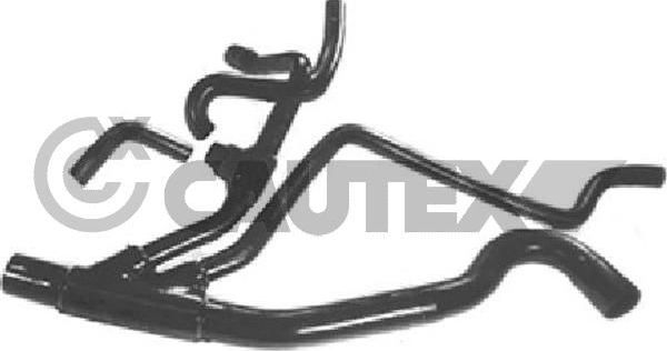 Патрубок радиатора (системы охлаждения) Cautex нижний для Renault Scenic II 1999-2003. Артикул 766473