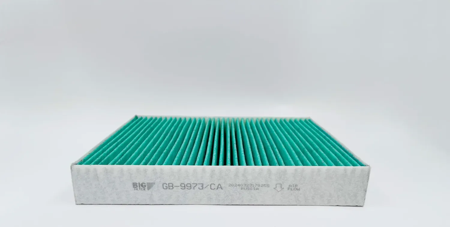 Фильтр салона антибактериальный VW Polo V sedan 10-  AUDI A1 10-  Skoda Fabia 99-  Rapid 12- (BIG Filter). Артикул gb-9973/ca
