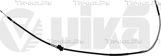 Трос ручника (тросик ручного тормоза) Vika. Артикул 66091557101