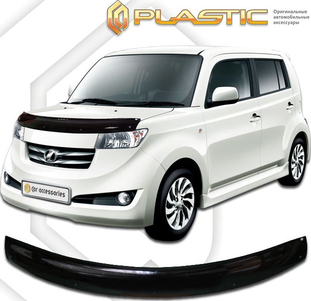 Дефлектор СА Пластик для капота (Classic черный) Toyota bB 2005-2016. Артикул 2010010106423