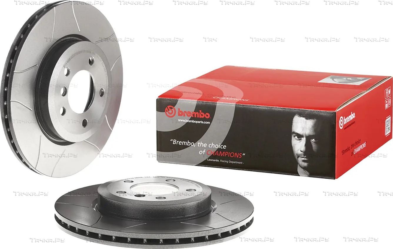 Тормозной диск Brembo XTRA LINE - Max передний для BMW Z4 I (E85/E86) 2006-2008. Артикул 09.8952.75