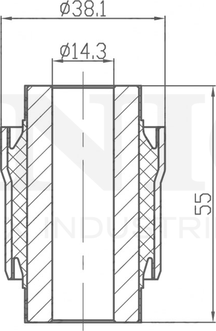 Сайлентблок рычага подвески (Unio). Артикул RMP-20472