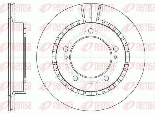 Тормозной диск Remsa. Артикул 6492.10