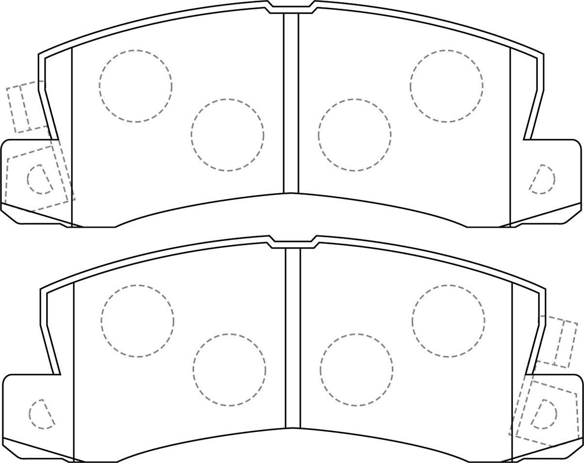 Тормозные колодки NiBK. Артикул PN1321