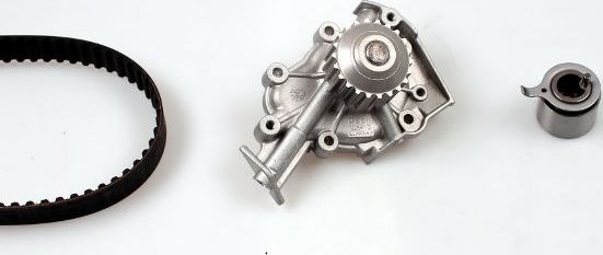 Помпа (водяной насос) с комплектом ремня ГРМ Hepu для Daewoo Damas II 1995-1998. Артикул PK07990