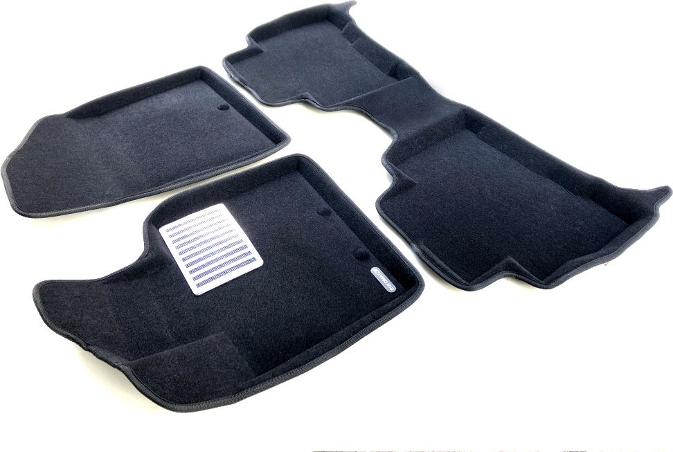 Коврики текстильные Euromat 3D Lux для салона Kia Sorento II рестайлинг 2012-2026. Артикул EM3D-002919