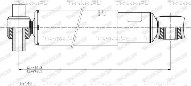 Амортизатор Monroe Magnum Axle. Артикул T5440