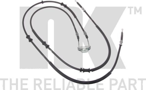 Трос ручника (тросик ручного тормоза) NK. Артикул 9036143