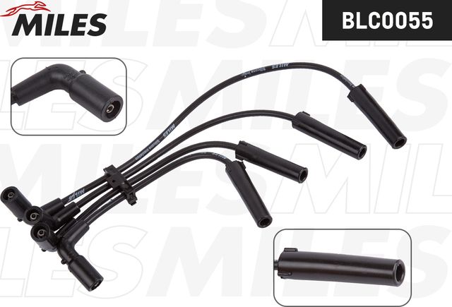 Высоковольтные провода (провода зажигания) (комплект) Miles для Lada Largus I 2012-2026. Артикул BLC0055