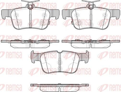 Тормозные колодки Remsa. Артикул 1551.12