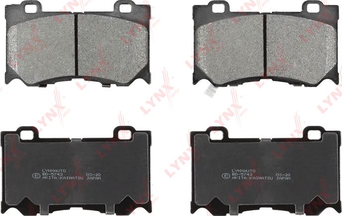 Тормозные колодки LYNXauto. Артикул BD-5742