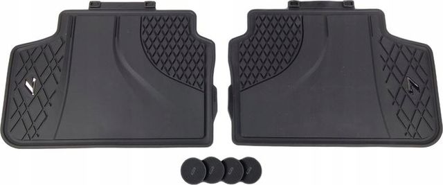 Коврики BMW (OEM) оригинальные 3D для салона BMW 7 G11, G12 короткая база (вкл. xDrive) 2015-2026 задние. Артикул 51472444039