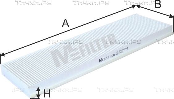 Салонный фильтр MFilter. Артикул K 9041