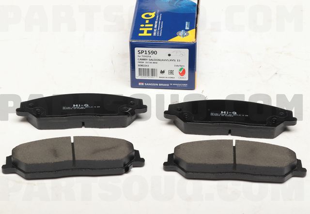 Тормозные колодки Sangsin Hi-Q. Артикул SP1590
