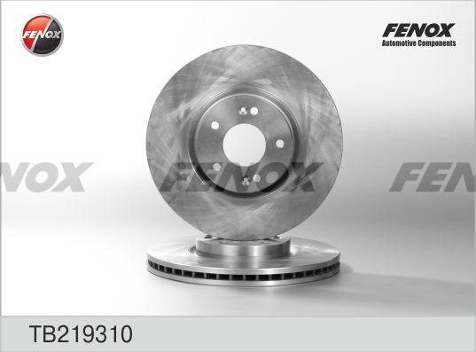 Тормозной диск Fenox. Артикул TB219310