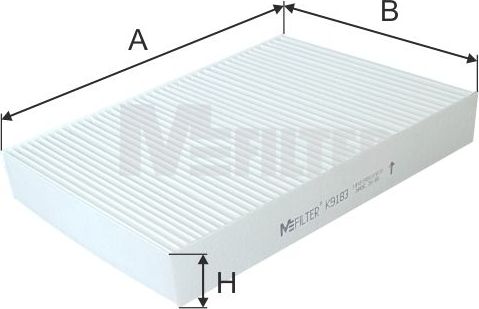Салонный фильтр MFilter для Renault Megane IV 2015-2026. Артикул K 9183