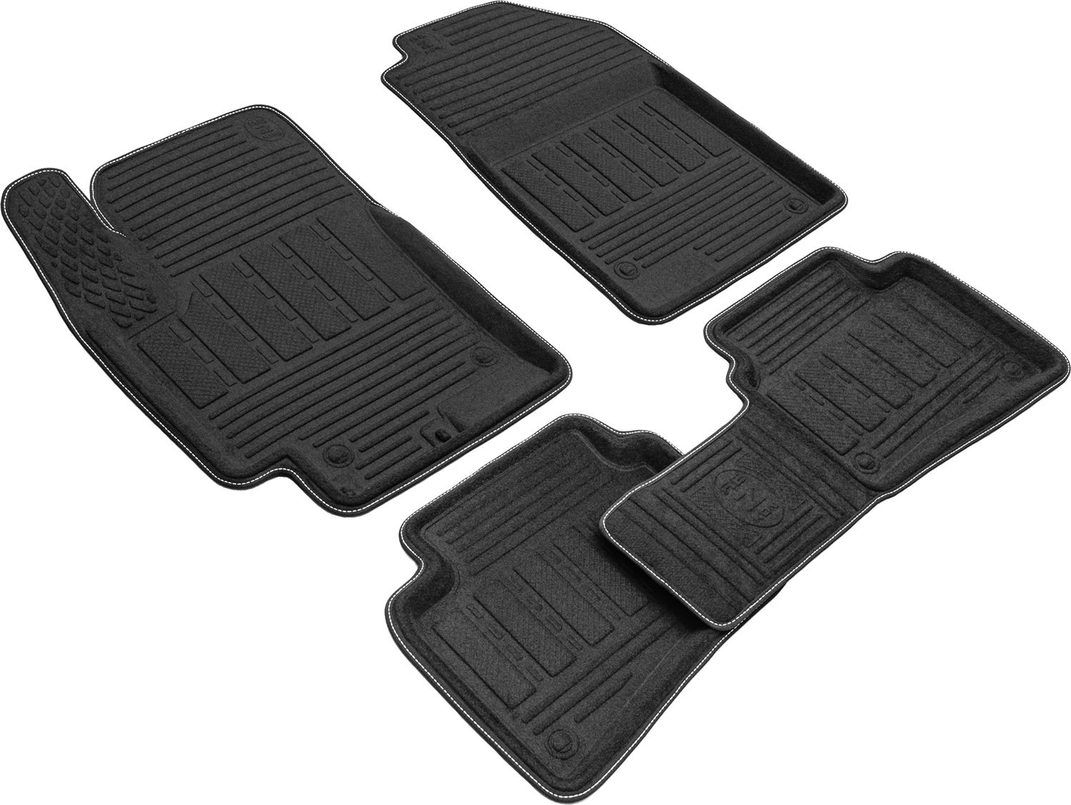 Коврики Rezkon 3D Evaplast для салона Hyundai Solaris II 2017-2026. Артикул 4520050200