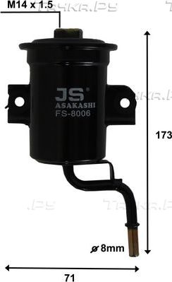 Топливный фильтр JS Asakashi. Артикул FS8006