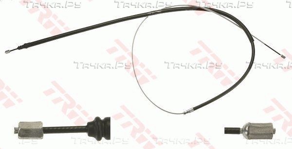 Трос ручника (тросик ручного тормоза) TRW. Артикул GCH3009